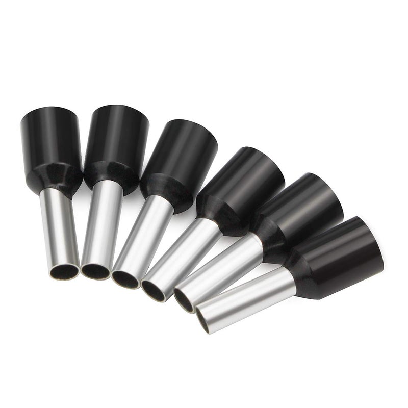 Xhf 1000 Pcs Awg 16/1.5Mm Wire Ferrules Insulated Copper Crimp Connectors, Crimp Pin Cord End Terminals Black - Image 2